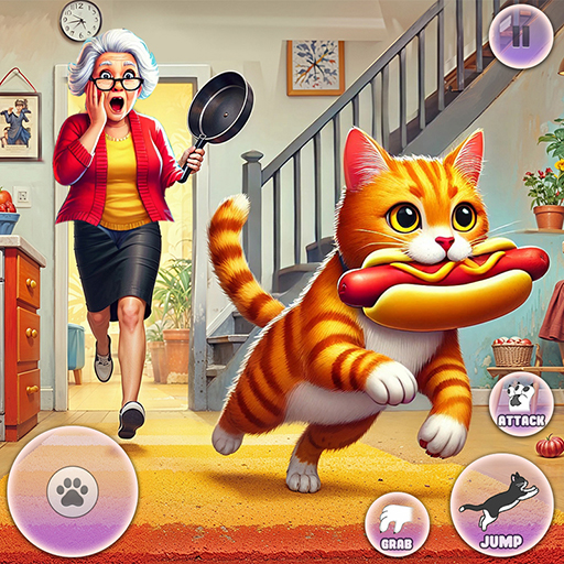 Cat VS Angry Gran Simulator 3D Download on Windows