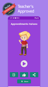 Captura de Pantalla 1 Italiano Juegos para niños android