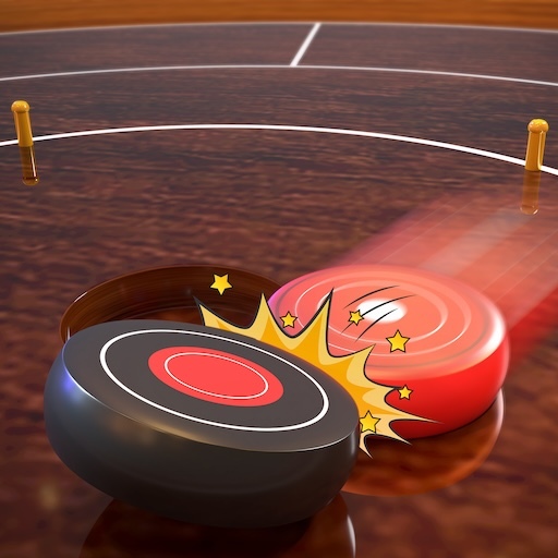 Crokinole Mobile:Carrom Board logo