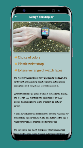 Xiaomi Mi Watch Lite Guide - Apps on Google Play