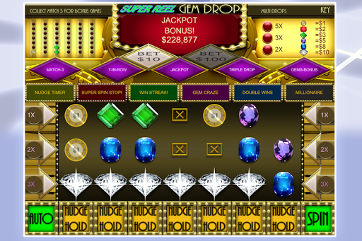 Super Reels: Gem-Drop Slot Screen 2