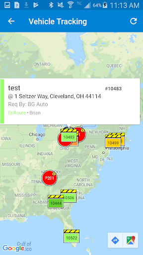 Dispatch Anywhere Mobile Screen 3