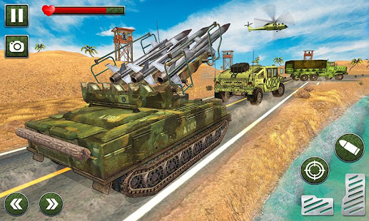 US Army Missile Attack : Army Truck Driving Games screenshots 4