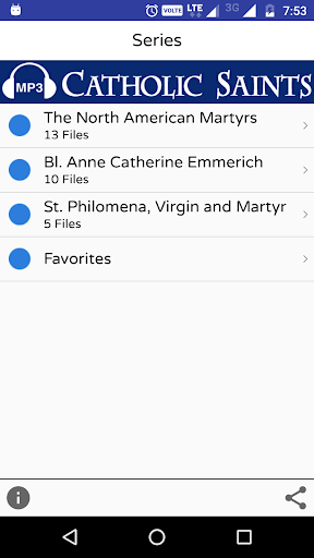 Catholic Saints Audio Stories Screen 3