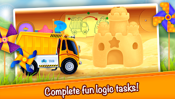 Cars in Sandbox (app 4 kids)