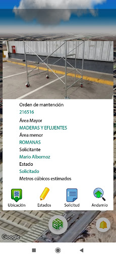 Sistema de Gestión de Andamios Screen 2