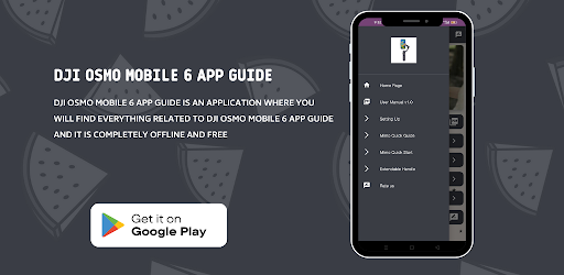 Android application DJI Osmo Mobile 6 app Guide screenshort