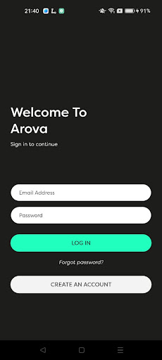 Android application Arova screenshort