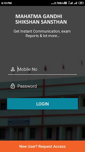 Android application Mahatma Gandhi S S School screenshort