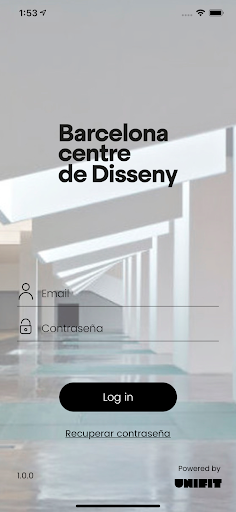Android application Barcelona centre de Disseny screenshort
