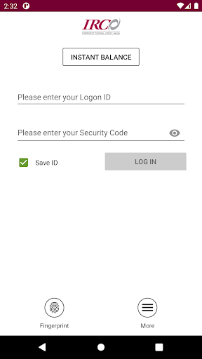 IRCO COMMUNITY FCU Screen 2
