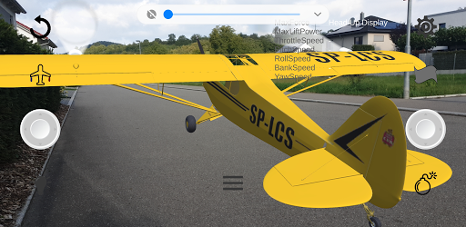 Android application AR Flight Simulator Basic screenshort