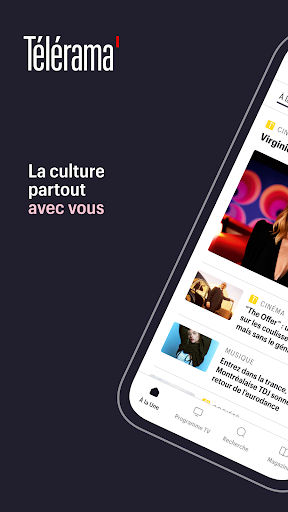 Android application Télérama : culture, tv, cinéma screenshort