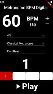Metronome Beat Tempo and Tap
