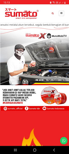 Android application MySumato screenshort
