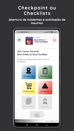 Checklist | Easy Facilities Screen 3