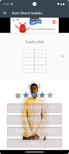 Android application Dom Okon’s Sudoku screenshort