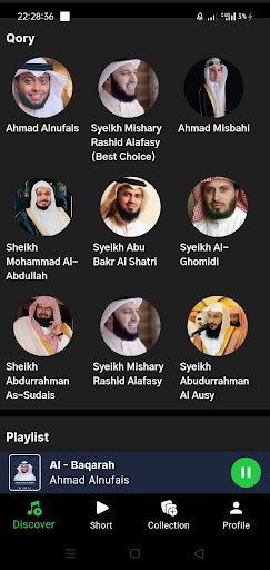 Android application Murottal Pro - Quran & Lirik screenshort