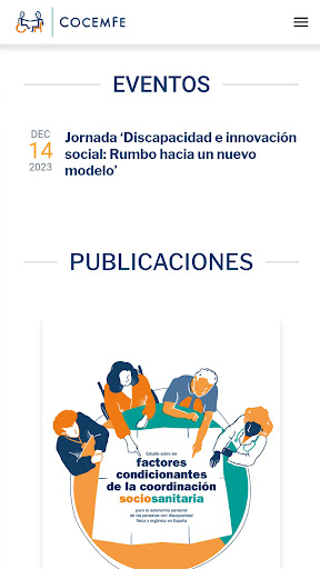 COCEMFE App Screen 2