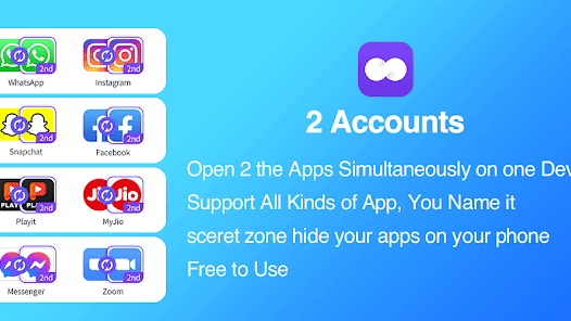 2Accounts APK v3.8.6 MOD (Premium Unlocked) Gallery 4