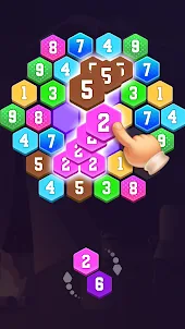 Hexa Merge: Number Puzzle Game