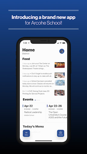 Android application Arcohe School screenshort