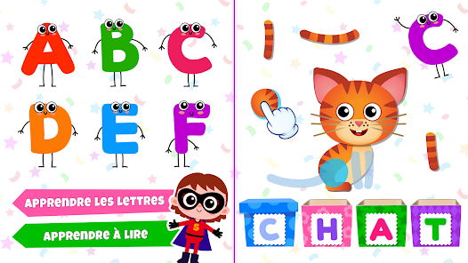 Apprendre les lettres de l'alphabet - Jeux pour enfants sur   