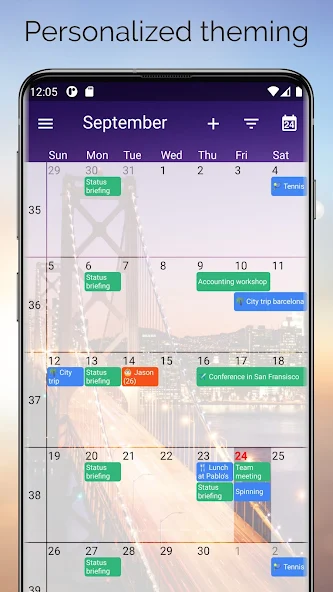 One Calendar UI shots 5