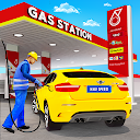 Gas Station Car Driving Simulator Car Parking Game