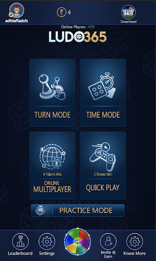 Android application Ludo 365 Final screenshort