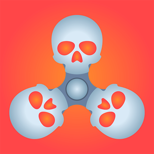Skull Fidget Spinner Simulator  Icon