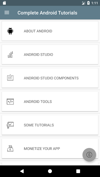 Complete Android Tutorials - 2.1 - (Android)