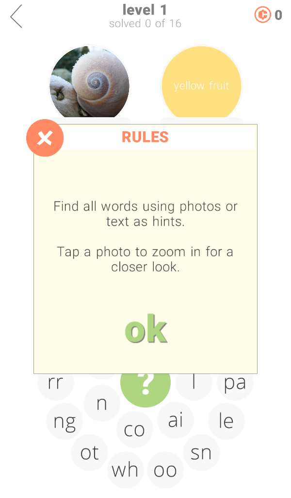 Android application 22 Clues: Word Game screenshort