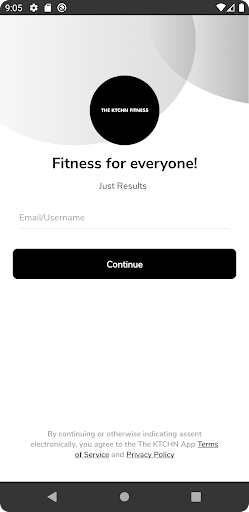 The KTCHN app Screen 2