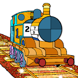 Trains Paint by Number - Glitter + Oil Paint Pages icon
