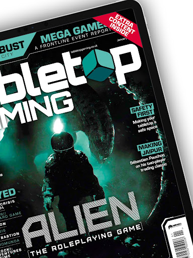 Screenshot of Tabletop Gaming Magazine