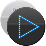 Poweramp Skin Blue Dots icon