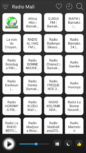 Android application Mali Radio FM AM Music screenshort