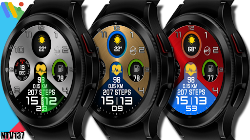 NTV137 - Brutal II watch face Screen 2
