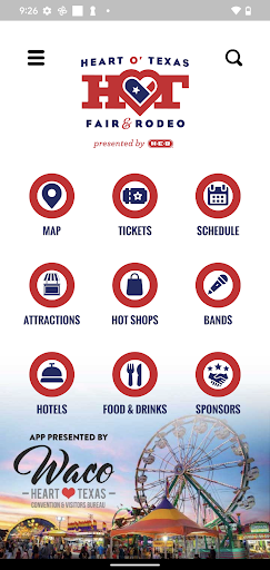 Android application Heart O' Texas Rodeo & Fair screenshort