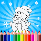 Christmas Drawing Pad Snowman icon
