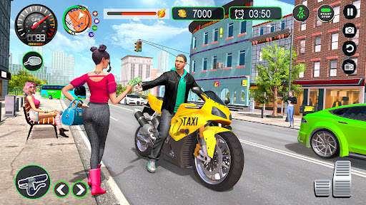 Android application Flying Bike Driving Simulator screenshort
