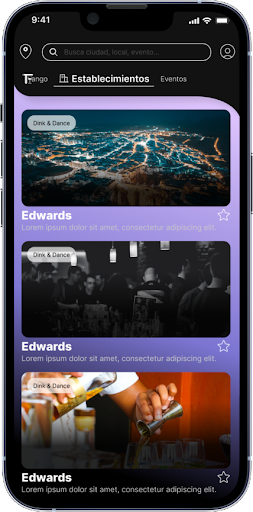 TangoApp Screen 2