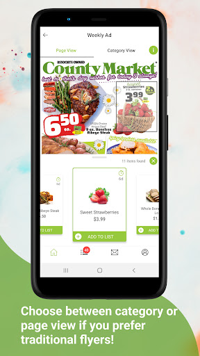Screenshot of myCountyMarket