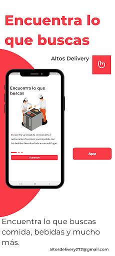 Android application Altos Delivery screenshort