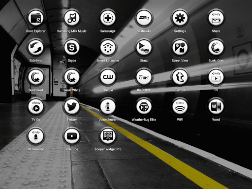 Sunkt White Icon Pack