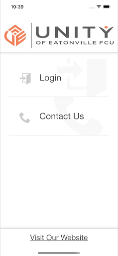 Android application Unity of Eatonville FCU screenshort