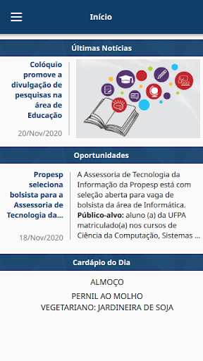 Android application UFPA Digital screenshort
