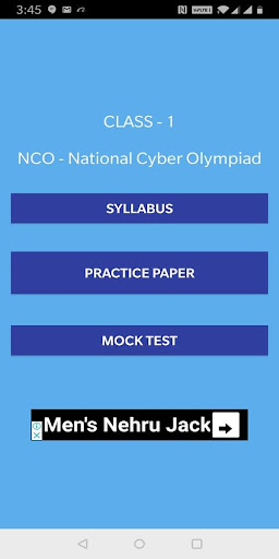 CLASS 1 - NCO - CYBER OLYMPIAD