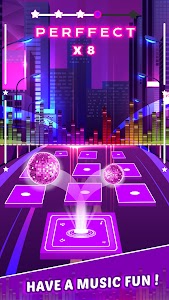 Neon Tiles Hop: EDM Ball Unknown
